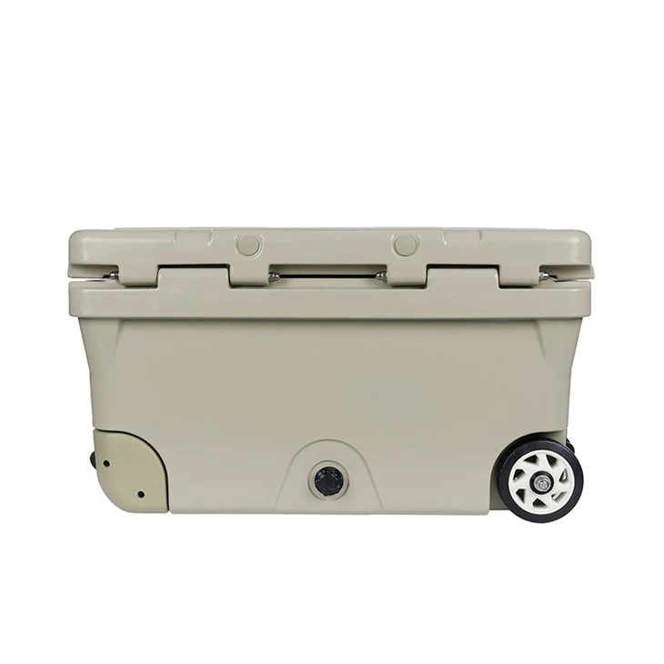 50QT Wheeled Cooler With Pressure Valve