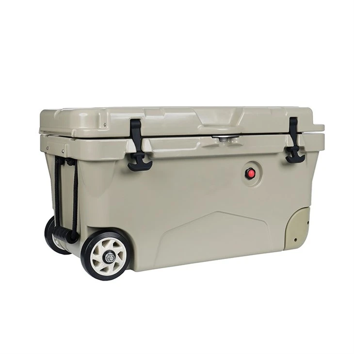 50QT Wheeled Cooler With Pressure Valve